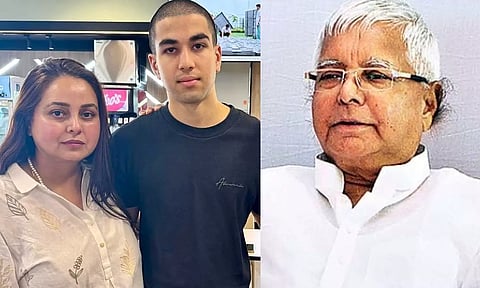 சிங்கப்பூர் ராணுவ பயிற்சியில் சேரும் லல்லுவின் பேரன்