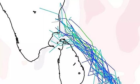 இலங்கை அருகே சென்று U-TURN போட்டு தமிழ்நாட்டை நெருங்கும் தாழ்வு மண்டலம்?
