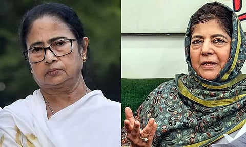 மம்தா பானர்ஜி பெண் புலி: அவர் சரணடையமாட்டார்- மெகபூபா முஃப்தி