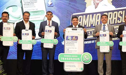 அரசு அலுவலகங்களுக்கு நேரில் செல்ல தேவை இல்லை- 'வாட்ஸ்-அப்' மூலம் 51 அரசு சேவைகளை மக்கள் எளிதில் பெறலாம்