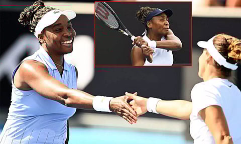 ஹோபார்ட் ஓபன் டென்னிஸ்: முதல் சுற்றிலேயே ஏமாற்றம் அடைந்த வீனஸ் வில்லியம்ஸ்