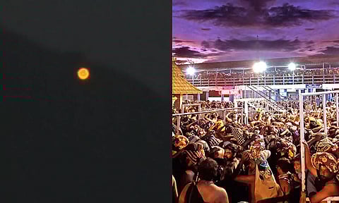 லட்சக்கணக்கில் குவிந்த பக்தர்கள்.. சபரிமலையில் ஜோடி வடிவில் காட்சியளித்த அய்யப்பன்- மகர ஜோதி மகா தரிசனம்