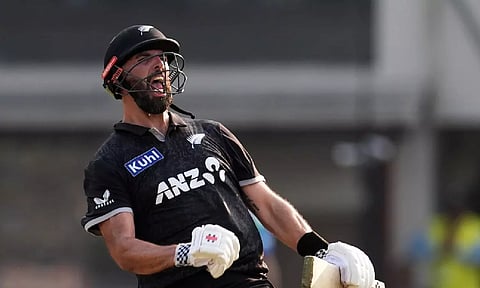 முதல்முறையாக இந்திய மண்ணில் ஒருநாள் தொடரை கைப்பற்றிய நியூசிலாந்து... 41 ரன்கள் வித்தியாசத்தில் வெற்றி!