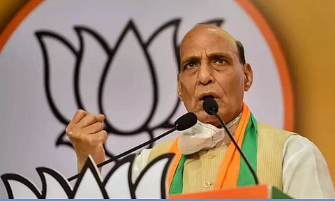 பாதுகாப்பு துறையில் தனியார் பங்களிப்பு 50% ஆக அதிகரிக்க வேண்டும் - ராஜ்நாத் சிங்