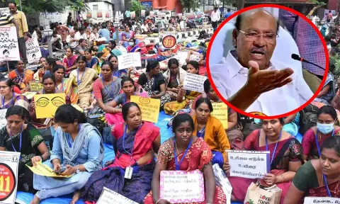 இடைநிலை ஆசிரியர்களின் போராட்டத்தை முடிவுக்கு கொண்டுவரவேண்டும் - ராமதாஸ் வலியுறுத்தல்