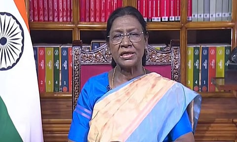 நாட்டின் வளர்ச்சிக்கு முக்கிய பங்காற்றி வரும் பெண்கள்: ஜனாதிபதி திரவுபதி முர்மு