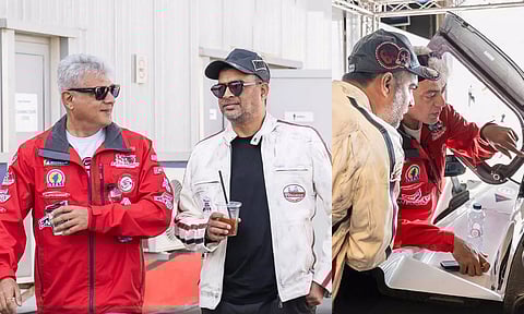 துபாயில் கார் ரேஸர் அஜித்தை சந்தித்த நடிகர் மாதவன்!