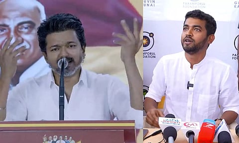 ரசிகர்களின் உயிரை பணயம் வைத்து விஜய் அரசியல் செய்கிறார் - பரம்பொருள் மகாவிஷ்ணு விமர்சனம்