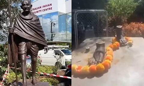 ஆஸ்திரேலியாவில் பரபரப்பு: 420 கிலோ காந்தி சிலையை திருடிச் சென்ற கும்பலுக்கு வலை