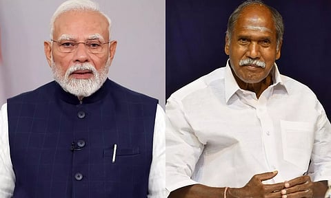 புதுச்சேரிக்கு பிரதமர் மோடி வருகை - முதலமைச்சர் ரங்கசாமியுடன் பா.ஜ.க.வினர் ஆலோசனை