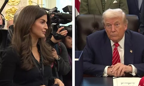 'நீ சிரித்து நான் பார்த்ததே இல்லை' - எப்ஸ்டீன் ஃபைல்ஸ் பற்றிய கேள்விக்கு பெண் செய்தியாளருக்கு ட்ரம்ப் பதில்