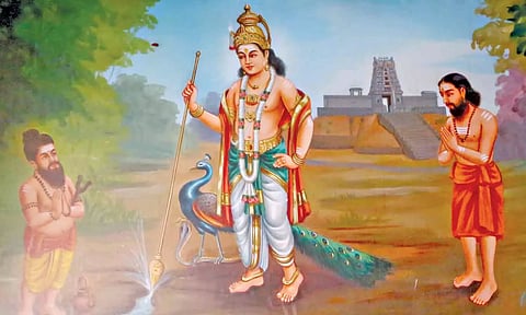 முருகனின் வேலால் தோன்றிய ஊற்று