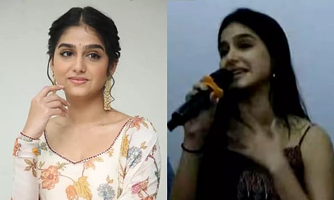 "வித் லவ்" படத்தின் முதல் காட்சி... திரையரங்கில் கண்கலங்கிய அனஸ்வரா ராஜன்