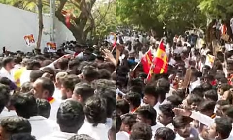 2.30 மணி நேரத்தில் 50,000 பேர்... முதல் நாளிலேயே விருப்ப மனு விநியோகத்தை நிறுத்திய த.வெ.க.