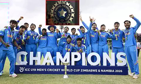 U19 உலகக்கோப்பையை வென்ற இந்திய அணிக்கு ரூ.7.50 கோடி பரிசு - பிசிசிஐ அறிவிப்பு