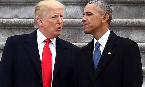 குரங்குகள்.. ஒபாமா தம்பதியை கேலி செய்து வீடியோ வெளியிட்ட டிரம்ப் - மன்னிப்பு கேட்க மறுப்பு