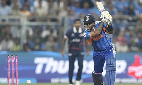 டி20 உலகக் கோப்பை: அமெரிக்காவுக்கு 162 ரன்கள் இலக்கு நிர்ணயித்த இந்தியா