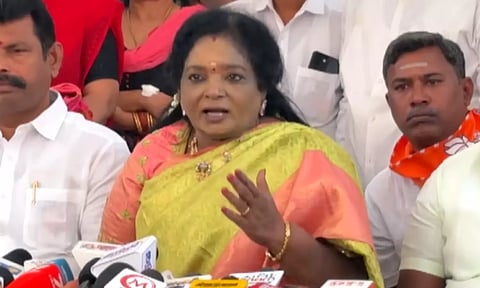 தேர்வு எழுதுவதே போராட்டமாக வெடித்திருப்பது வேதனையிலும் வேதனை... தமிழிசை சவுந்தரராஜன்