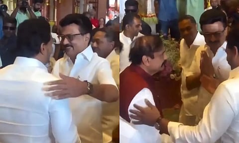 ஆந்திரா முன்னாள் முதல்வரை சந்தித்த முதல்வர் மு.க. ஸ்டாலின்