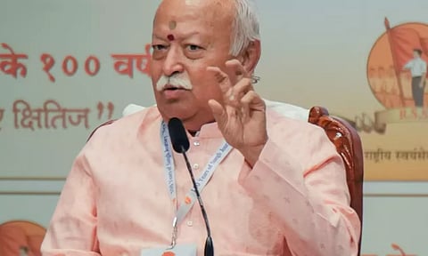 'இந்து என்ற உணர்வு மறக்கப்பட்டதே இந்தியாவின் பிரிவினைக்கு காரணம்' - மோகன் பகவத்