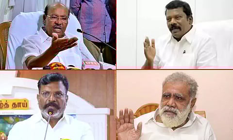 காங்கிரஸை விமர்சிக்கும் வி.சி.க... கூட்டணி பேச்சுவார்த்தையே இல்லை எனக்கூறும் தி.மு.க... பாமக நிலை?