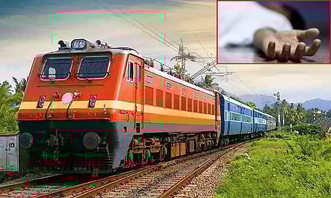 ஓடும் ரெயிலில் இருந்து தவறி விழுந்து தம்பதி பலி