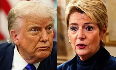 அவர் பேசிய விதம் எனக்கு பிடிக்கவில்லை.. சுவிட்சர்லாந்து மீது கூடுதல் வரி விதிக்க டிரம்ப் சொன்ன காரணம்