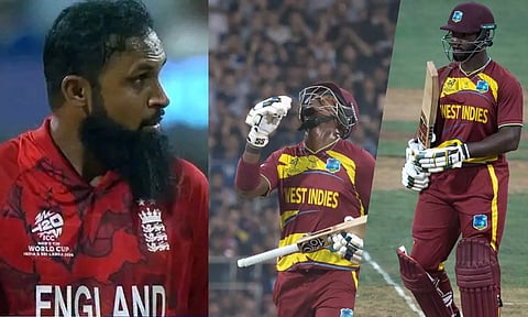 டி20 உலகக்கோப்பை: இங்கிலாந்துக்கு 197 ரன்கள் இலக்கு நிர்ணயித்த வெஸ்ட் இண்டீஸ்