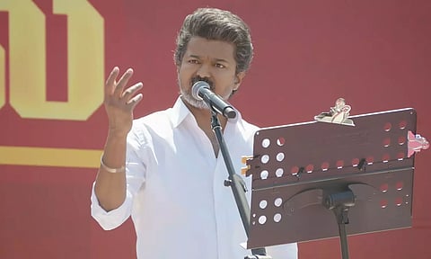 முதல்வர் மு.க.ஸ்டாலின் பேசுவது அனைத்துமே அண்டப்புளுகு ஆகாசப்புளுகு - விஜய்