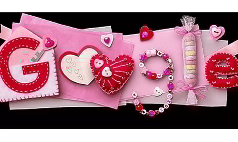 காதலர் தினத்தை சிறப்பு டூடுல் வெளியிட்டு சிறப்பித்த கூகுள்