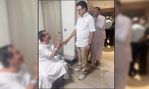 எச்.ராஜாவை நேரில் சந்தித்து நலம் விசாரித்த முதலமைச்சர் மு.க.ஸ்டாலின்