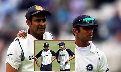 சின்னசாமி மைதான கேலரிகளுக்கு அனில் கும்ப்ளே, ராகுல் டிராவிட் பெயர் சூடல்