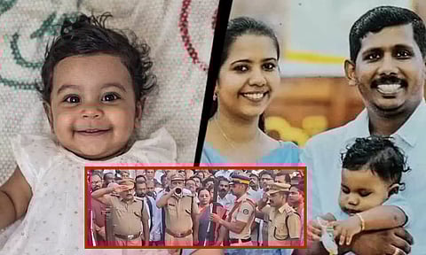 உறுப்பு தானம் மூலம் 5 பேரை வாழவைத்த 10 மாத பெண் குழந்தைக்கு அரசு மரியாதையுடன் இறுதிச் சடங்கு