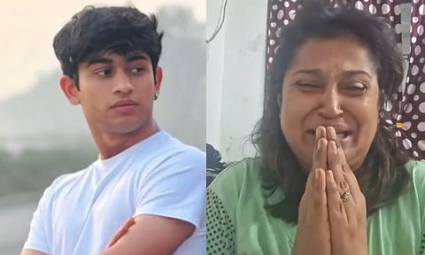 இடது - சஹில், வலது - சஹிலின் தாய்