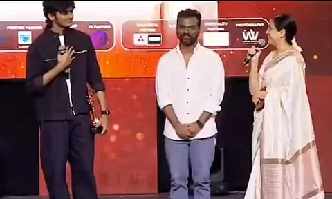 VIDEO: என் மகள் நன்றாக பாடுவாள்... மேடையில் சாய் அபயங்கரிடம் வாய்ப்பு கேட்ட தேவயானி