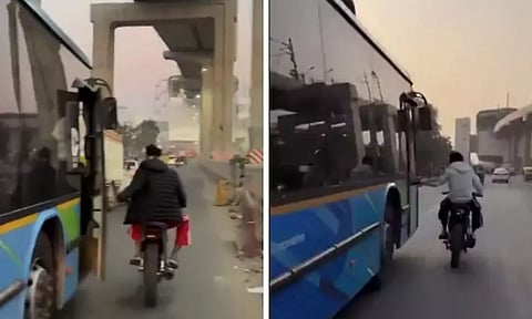 VIDEO: சாலையில் ஓடும் வாகனங்களின் கதவுகளை திறந்து ரீல்ஸ் எடுத்த வாலிபர் கைது