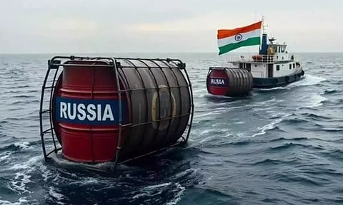 இந்தியா-அமெரிக்கா வர்த்தக ஒப்பந்தம்: ரஷியாவிடம் இருந்து பொருட்கள் இறக்குமதி 40 சதவீதம் குறைந்தது