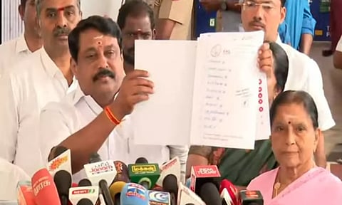 தி.மு.க. அரசு வாக்குறுதிகளை நிறைவேற்றவில்லை -  நயினார் நாகேந்திரன் குற்றச்சாட்டு