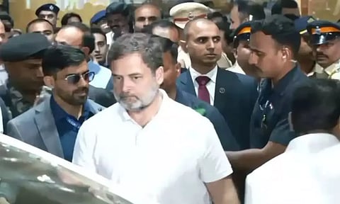 நேரில் ஆஜர்.. ஆர்எஸ்எஸ் குறித்த அவதூறு வழக்கில் ராகுல் காந்திக்கு ஜாமீன்