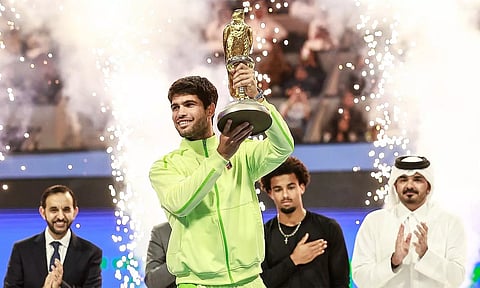 கத்தார் ஓபன் டென்னிஸ்: சாம்பியன் பட்டம் வென்றார் அல்காரஸ்