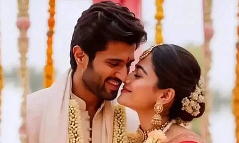 உதய்ப்பூரில் கோலாகலமாக நடைபெற்ற விஜய் தேவரகொண்டா- ராஷ்மிகா திருமணம்