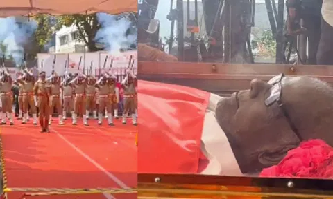 நல்லகண்ணு உடலுக்கு 72 குண்டுகள் முழங்க அரசு மரியாதை