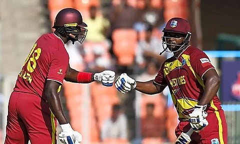 டி20 கிரிக்கெட்: தோல்வியிலும் வரலாற்று சாதனை படைத்த வெஸ்ட் இண்டீஸ் ஜோடி