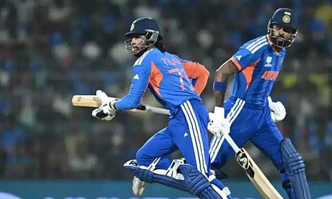 டி20 உலகக் கோப்பை: 5 ரன்னில் உலக சாதனையை மிஸ் செய்த இந்திய அணி