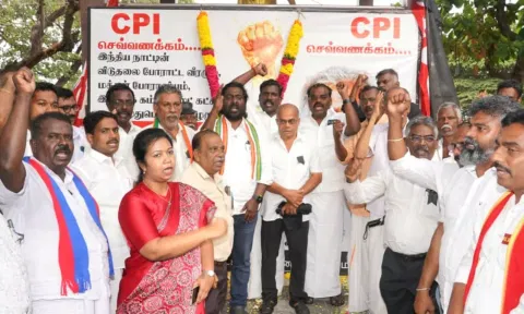 நல்லக்கண்ணு மறைவு: அனைத்து கட்சி சார்பில் இரங்கல் கூட்டம்- விஜய் வசந்த பங்கேற்பு