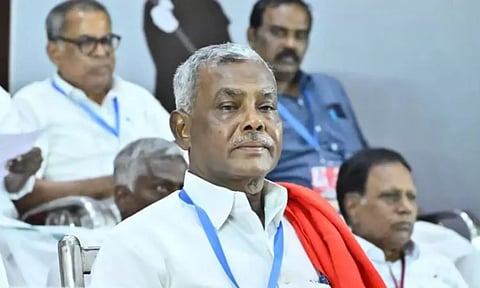 'கூடுதல் தொகுதிகளை கேட்டுள்ளோம்' - தொகுதிப் பங்கீடு பேச்சுவார்த்தைக்கு பிறகு பெ.சண்முகம் பேட்டி