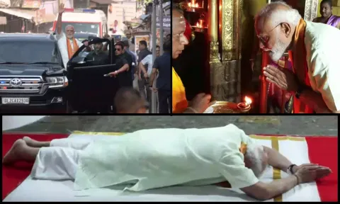 திருப்பரங்குன்றம் முருகன் கோயிலில் பிரதமர் மோடி சாமி தரிசனம்