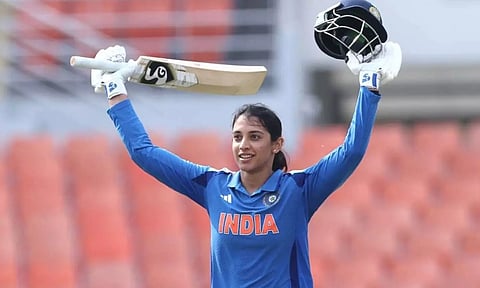 ஒருநாள் பேட்டர் தரவரிசை: ஸ்மிருதி மந்தனா முதலிடம்