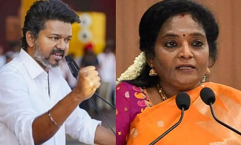 தி.மு.க. அரசின் பொய்களை தெளிவாக எடுத்துரைக்கிறார்: விஜய்க்கு, தமிழிசை சவுந்தரராஜன் திடீர் பாராட்டு