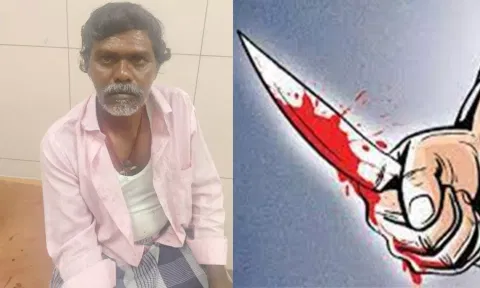 சூரிக் கத்தியால் மகனின் கழுத்தில் குத்திய தந்தை.. 2வது மனைவி விவகாரத்தில் வெறிச்செயல்